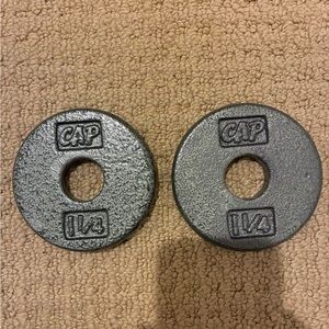 CAP Pair of 1.25 pound Standard (1 inch) Dumbbells